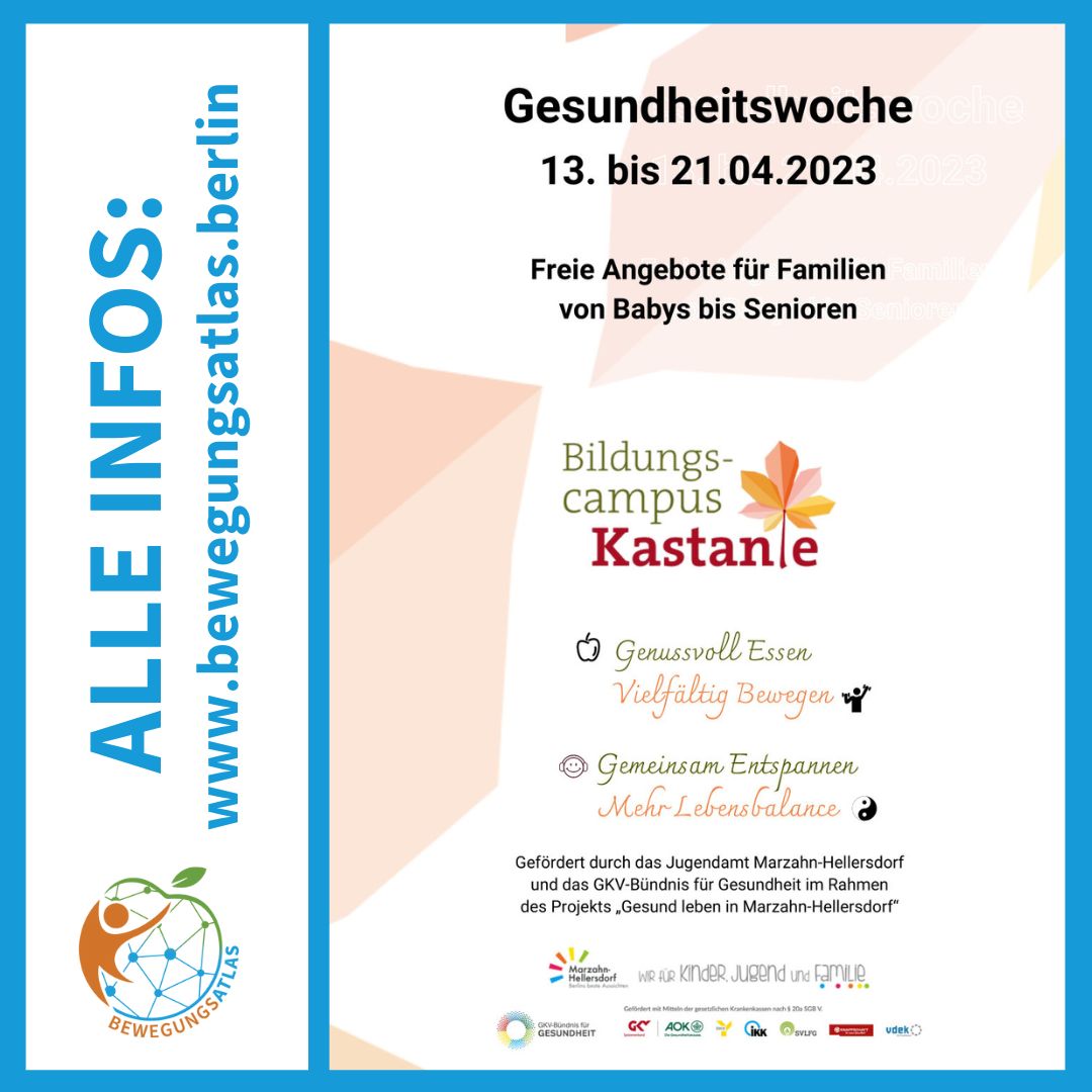 Gesundheitswoche vom 13. bis 21. April
