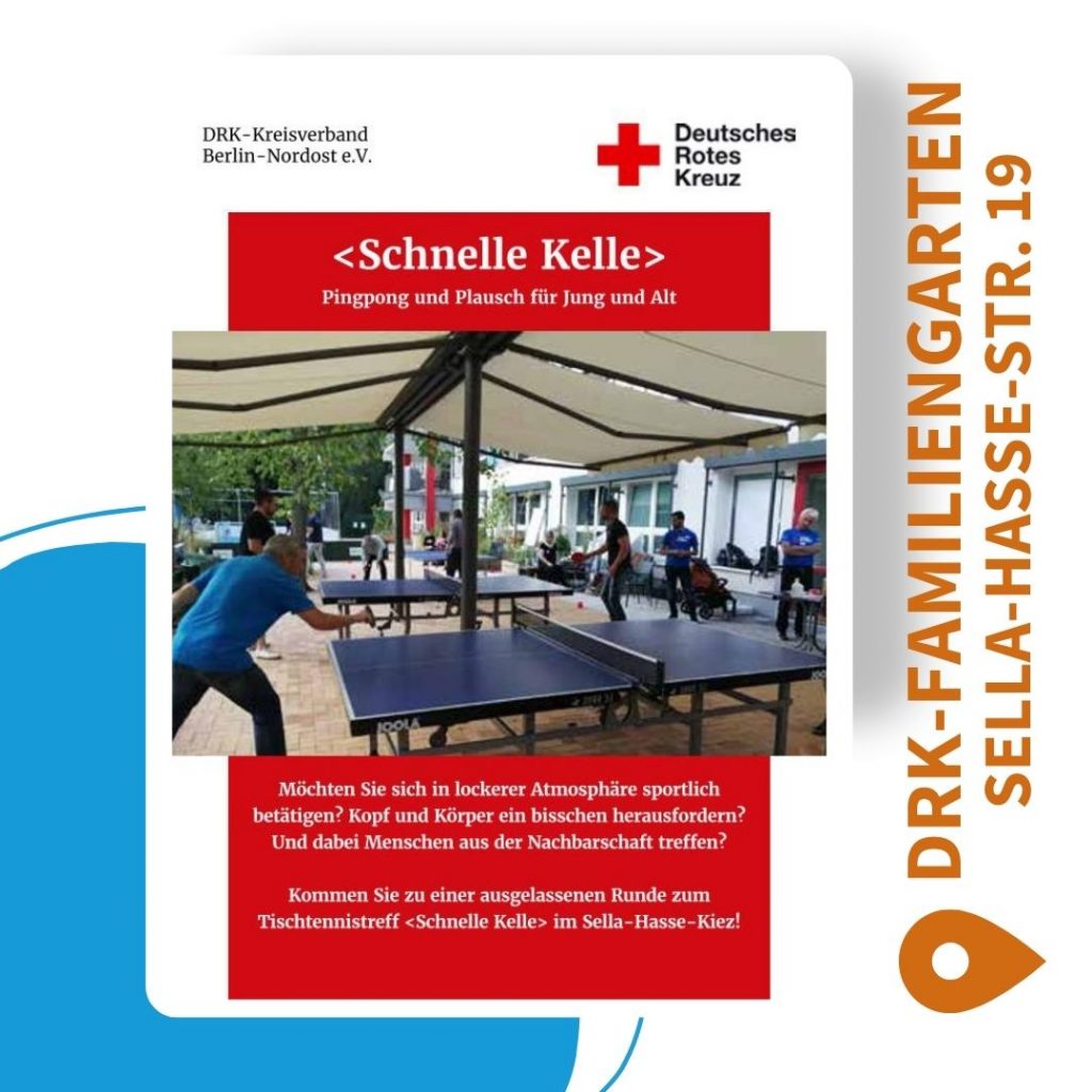 Schnelle Kelle - Pingpong und Plausch für Jung und Alt