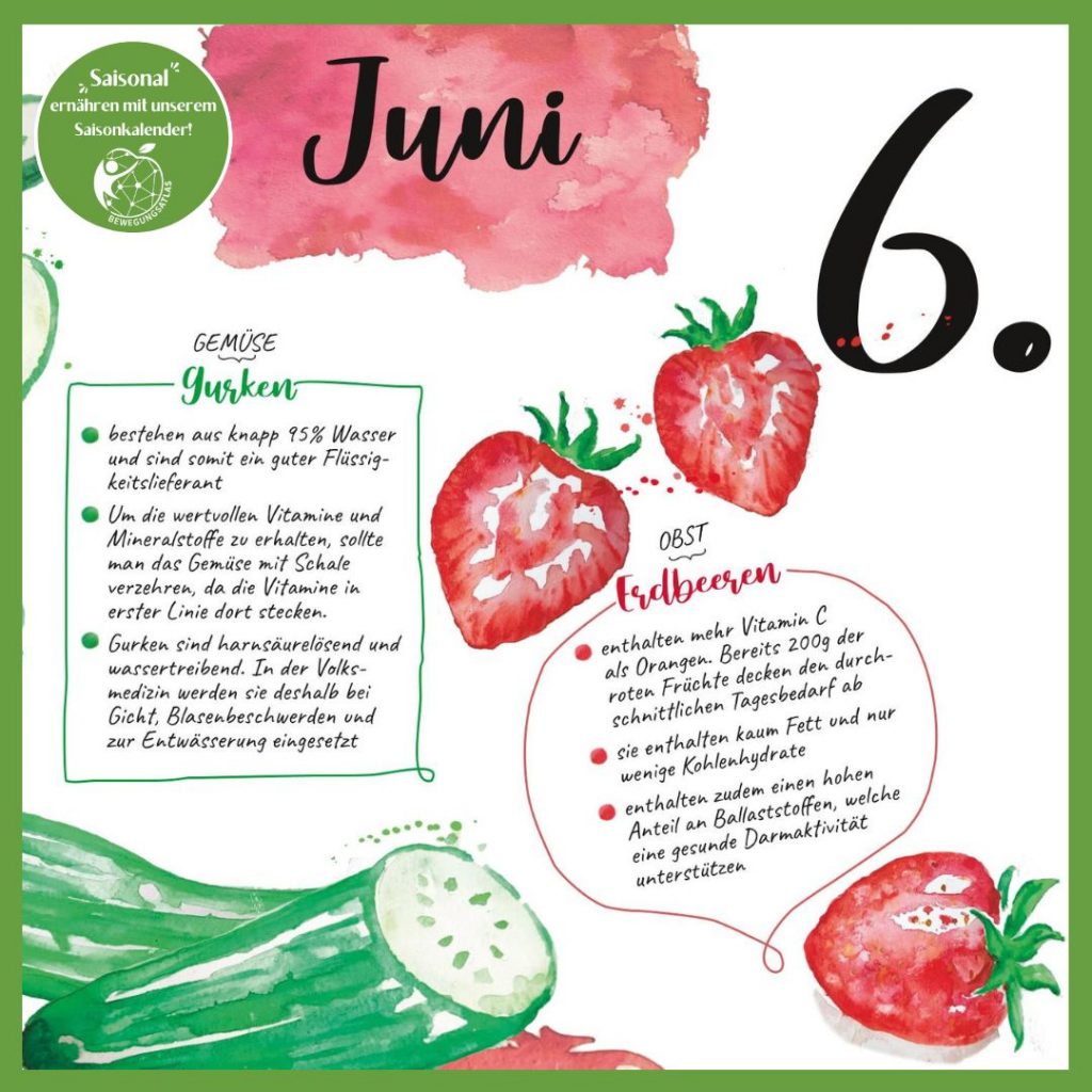 Saisonal ernähren im Juni