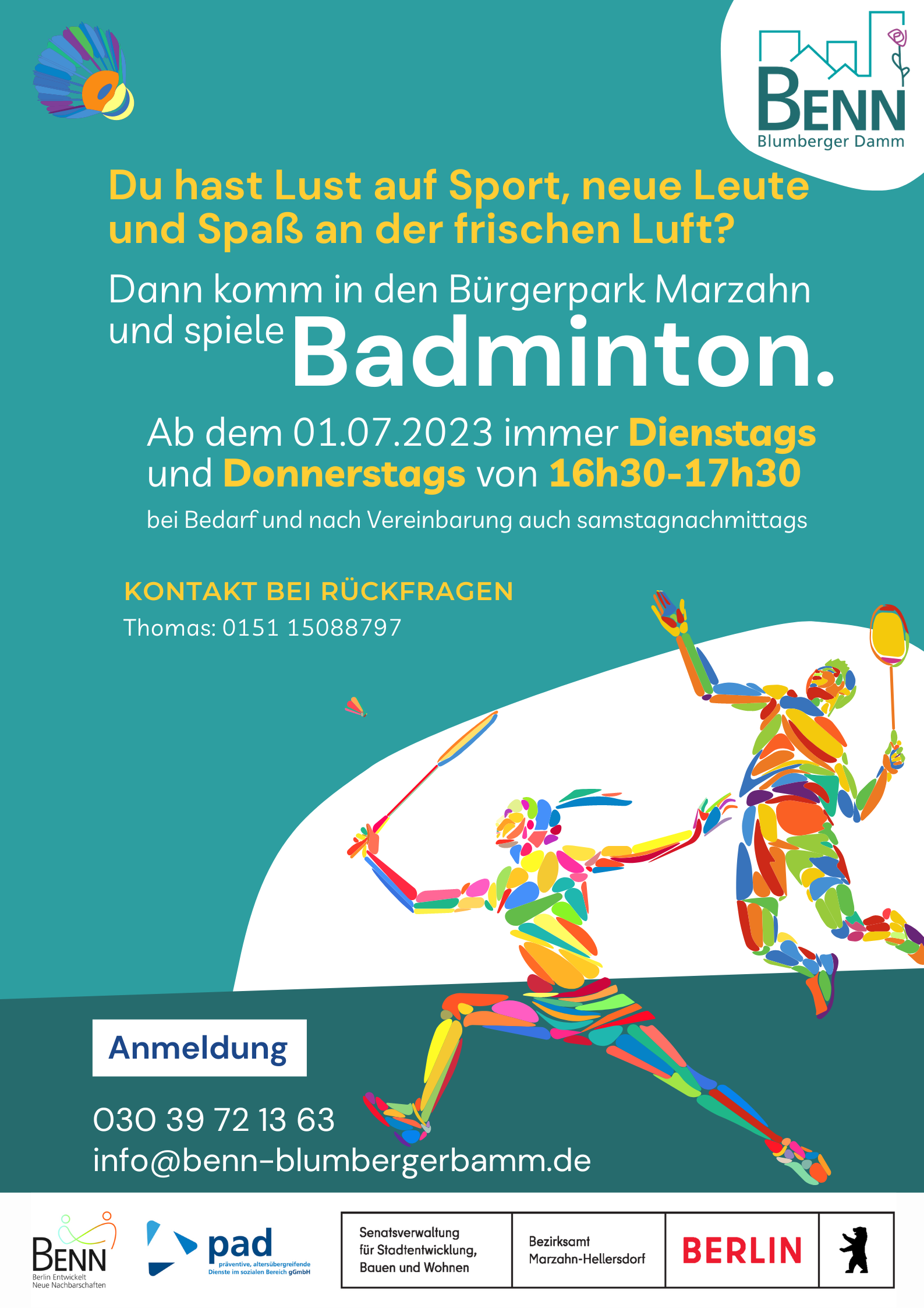 badminton plakat