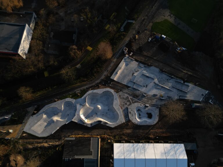 Skatepark von Oben