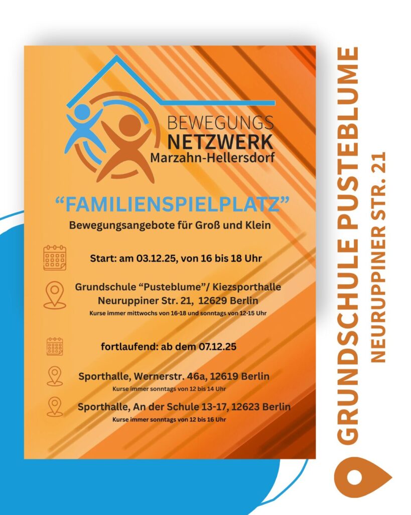 FAMILIENSPIELPLATZ – Bewegung für Groß & Klein!