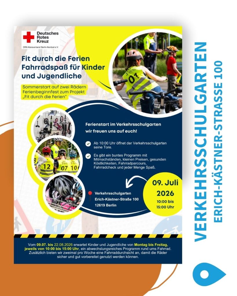 Beitragsbid Fit durch die Ferien – Fahrradspaß für Kinder & Jugendliche! plakat