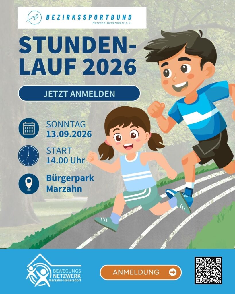 Stundenlauf 2026 plakat
